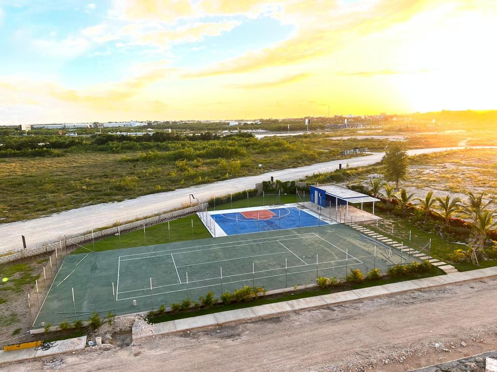Serene luxury bedroom with warm wood accents